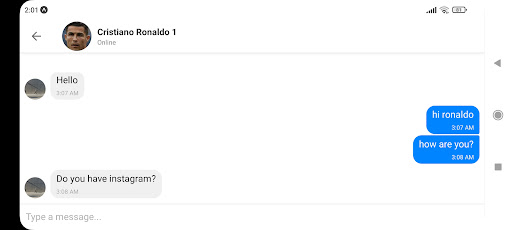 Ronaldo Fake Video Call and Chat