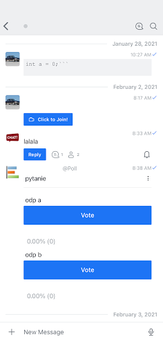 Comarch CZK Chat Screen 2