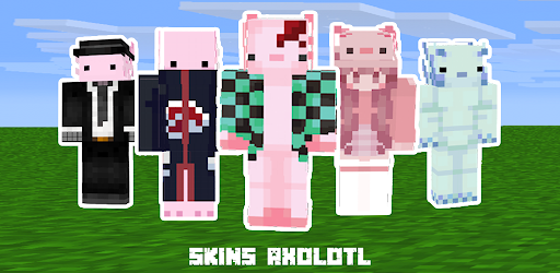 Skins Axolotl for MCPE
