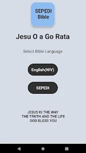 Sepedi English Bible