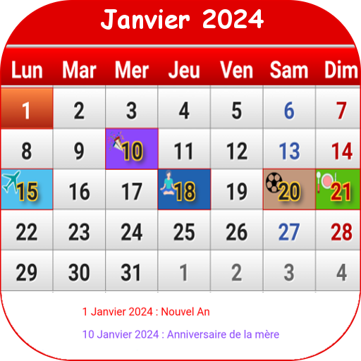 Sénégal Calendrier 2024 logo