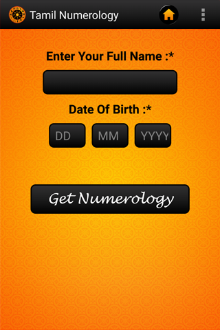 Android application Tamil Numerology screenshort