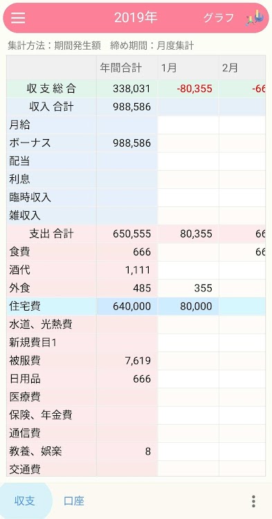 わが家の家計簿 がまぐち君v5 Android版 作者 Tomtom K Android アプリ Appagg