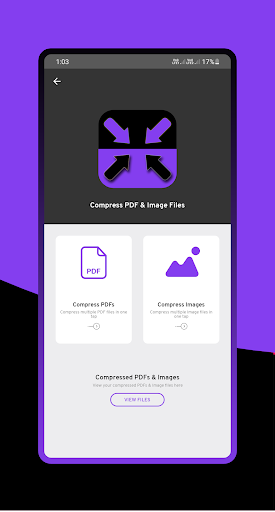 Compress PDF : Compress Images Screen 2