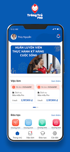 Android application Trông trẻ Pro 2024 (giáo viên) screenshort