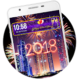 New Year 2018 icon