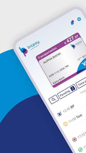 Android application bizpay screenshort