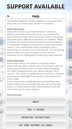 تطبيق Connection Stabilizer Booster برو4