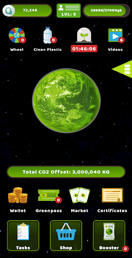 Android application Green Karma - Offset CO2 screenshort