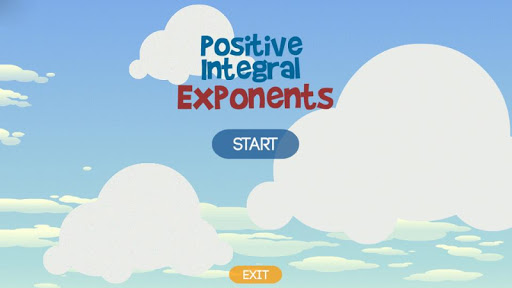 Android application Positive Integral Exponents screenshort