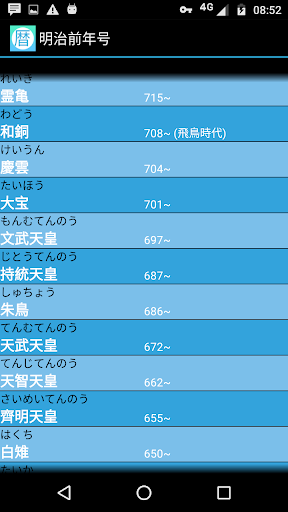 和暦・年齢・干支・年号・皇紀・西暦電卓 Screen 3