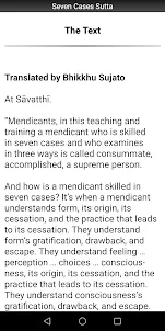 Seven Cases Sutta - Buddhism
