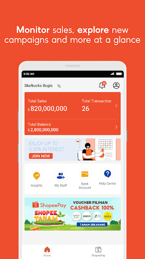 Shopee Partner: Go Cashless Screen 3