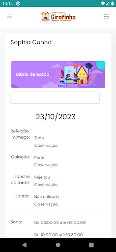 Android application Agenda da Madu - Responsáveis screenshort