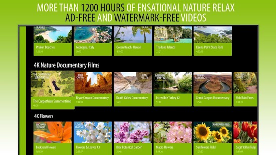 4K Nature Relax TV Screenshot