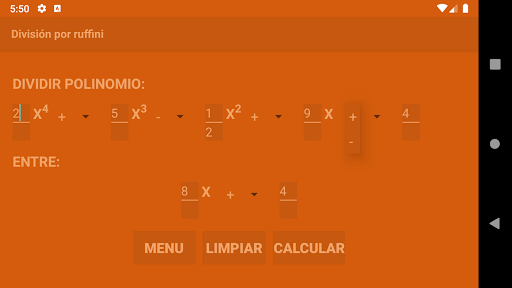 División Ruffini Screen 3