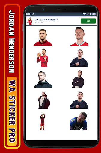 Jordan Henderson - WA Sticker Screen 3