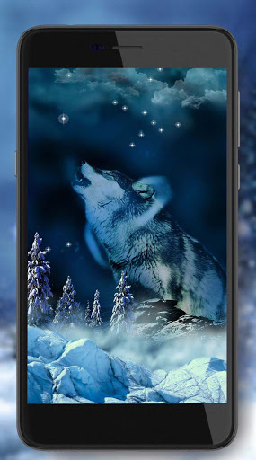 Winter Wolves Live Wallpaper