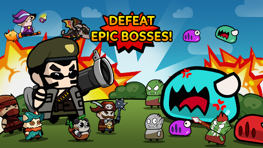 Android application Idle Legend: Monster Shooting screenshort