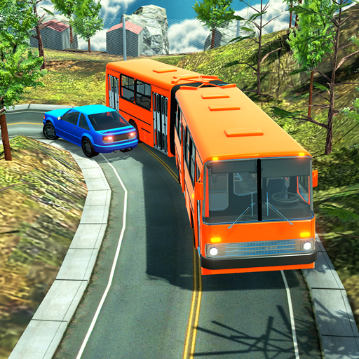 Risky Road: Hilly Bus Driver