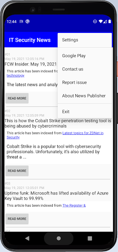IT Security News & Notifier Screen 3