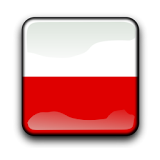 Poland  Flag Clock Widget icon