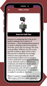 Insta 360 Link Cam guide