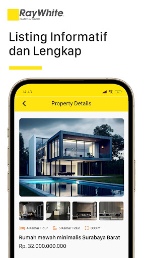 Android application Ray White Platinum Group screenshort