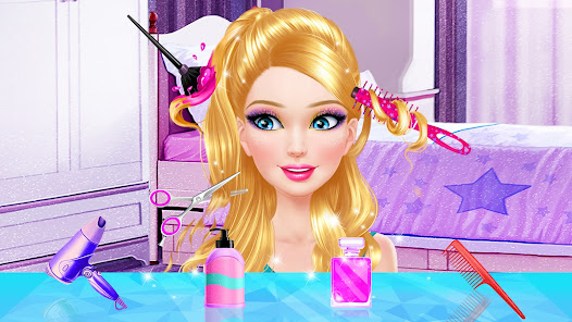 Captura de Pantalla 3 Doll Makeup Games for Girls android