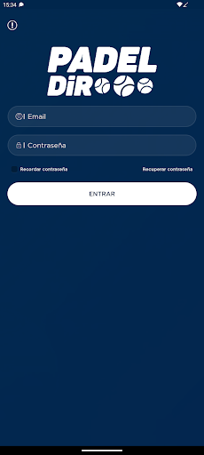 Android application Padel DiR screenshort