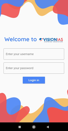 Android application Vision IAS Prompter screenshort
