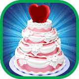 Heart Wedding Cake Cooking  -  Baking Chef Simulator icon
