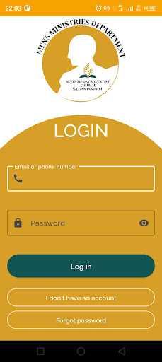 Android application Najja men's database screenshort