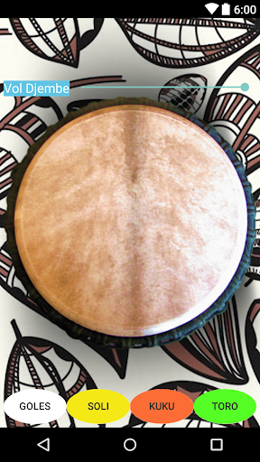 Android application Djembe Pad screenshort
