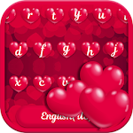 Cover Image of Descargar Teclado con globo de corazón rojo - Corazón dulce  APK