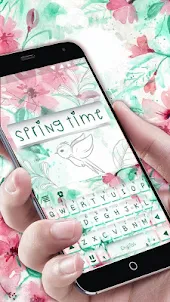 Springtime Flowers Keyboard Th