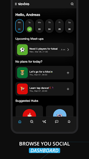 Vevivo: Meet. Connect. Belong. Screen 2