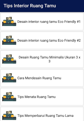 Model Interior Ruang Tamu Screen 3