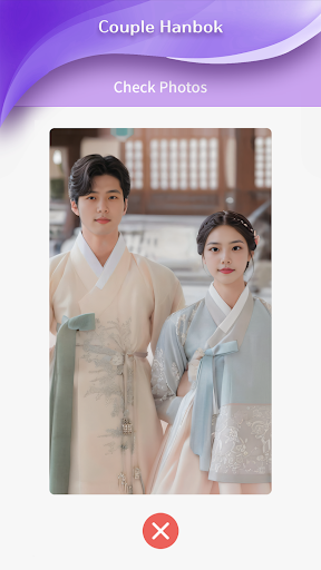 Android application KKUSA- AI Profile KPOP Hanbok screenshort