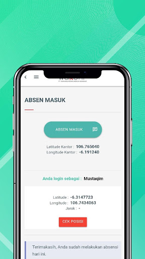 WAKENI Attendance Screen 3