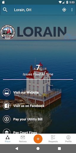 Android application Lorain Listens screenshort