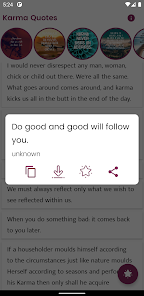 Captura de Pantalla 4 Karma Quotes and Sayings android