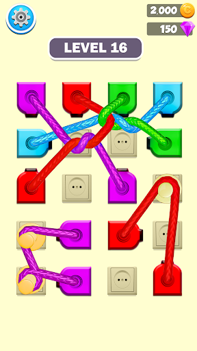 Tangle Game offline Connect 3D Screen 3