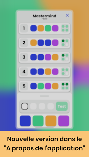 Mastermind game code breaker Screen 3