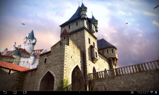 Castle 3D Pro animowana tapeta Zrzut ekranu