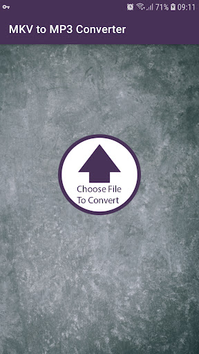 Android application MKV to MP3 Converter screenshort