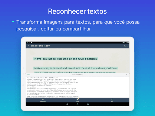 CamScanner - scan, criador PDF