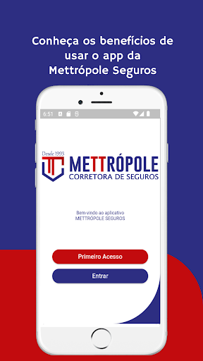 Android application Mettrópole Seguros screenshort