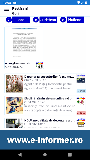 Android application Informer screenshort