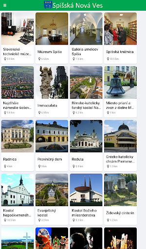 Android application Spišská Nová Ves screenshort